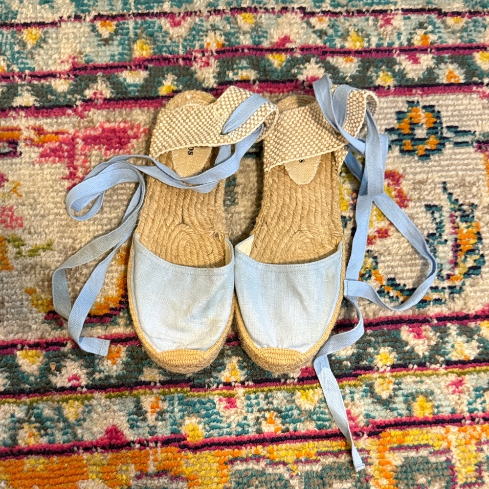 Soludos Light Blue Espadrille Sandals